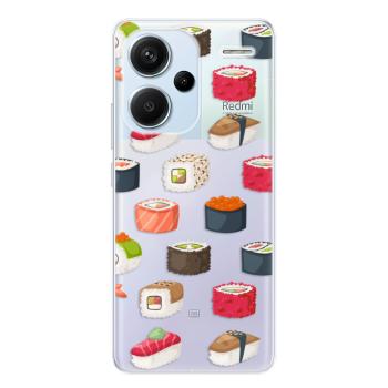 Odolné silikonové pouzdro iSaprio - Sushi Pattern - Xiaomi Redmi Note 13 Pro+ 5G