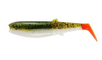 Savage gear gumová nástraha cannibal shad olive hot orange - 8 cm 5 g