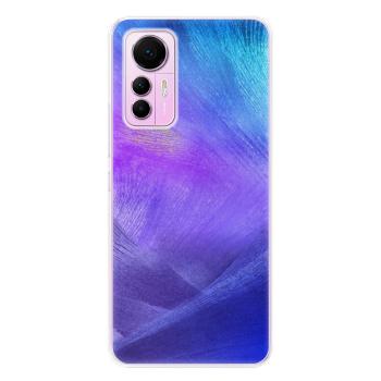 Odolné silikonové pouzdro iSaprio - Purple Feathers - Xiaomi 12 Lite