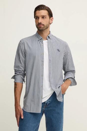 Bavlněná košile Guess tmavomodrá barva, regular, s límečkem button-down, M4BH51.WGK70