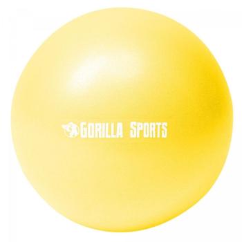 Gorilla Sports mini míč na pilates, 28 cm, žlutý