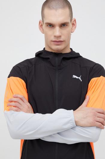 Běžecká bunda Puma RUN Lightweight černá barva