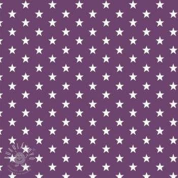 Pamutvászon Petit stars purple
