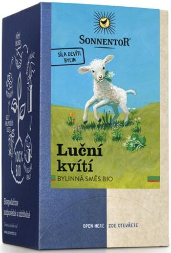 Luční kvítí (čaj bio, bylinná směs, porcovaná, 27 g)