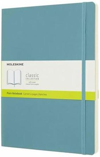 Moleskine Zápisník modrozelený XL, čistý, měkký