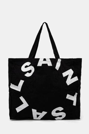 Bavlněná taška AllSaints LARGE TIERRA TOTEBAG černá barva, MB705Z