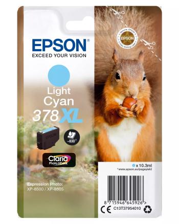 Epson 378XL C13T37954010 světle azurová (light cyan) originální cartridge