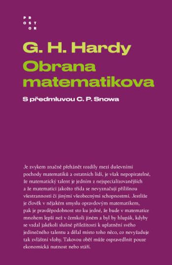 Obrana matematikova - G. H. Hardy - e-kniha