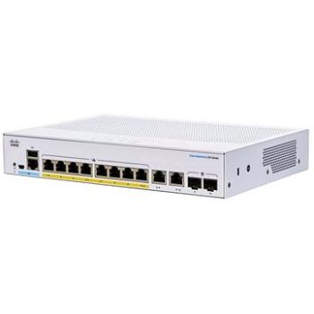 CISCO CBS250 Smart 8-port GE, Partial PoE, Ext PS, 2x1G Combo (CBS250-8PP-E-2G-EU)