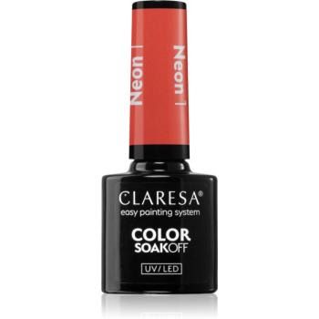 Claresa SoakOff UV/LED Color Neon gelový lak na nehty odstín 1 5 g