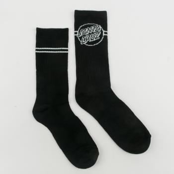 Santa Cruz Opus Dot Stripes Sock Black UNI