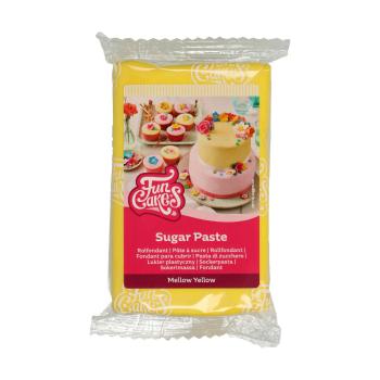 Cakesupplies Žlutý rolovaný fondant (barevný fondán) 250g