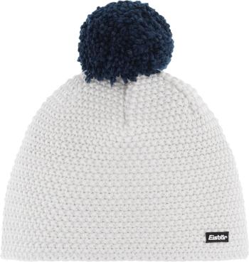 Eisbär Jamie Pompon Beanie White/Dark Cobalt UNI Lyžařská čepice