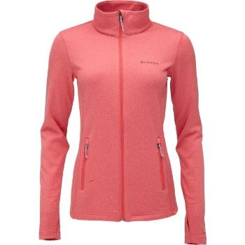 Columbia W PARK VIEW GRID FLEECE FULL ZIP Dámská mikina, lososová, velikost