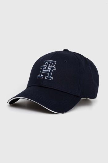 Bavlněná baseballová čepice Tommy Hilfiger s aplikací, AW0AW16177