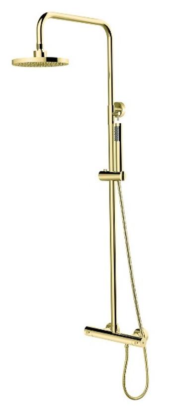 BESCO - Termostatický nástenný set Decca / ILLUSION zlatá BABPDITZL