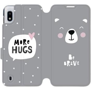 Flipové pouzdro na mobil Samsung Galaxy A10 - MH06P Be brave - more hugs (5903226879830)