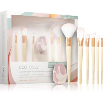 EcoTools Glow Collection Wrapped in Glow sada štětců pro dokonalý vzhled