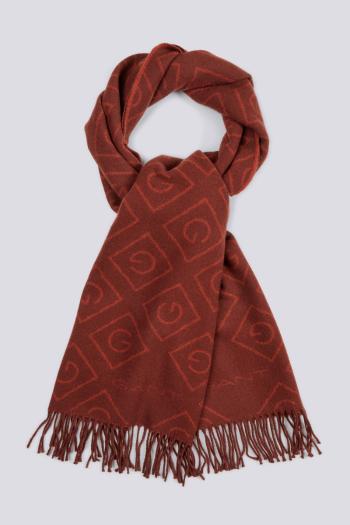 ŠÁLA GANT ICON G WOOL SCARF RED SPICE