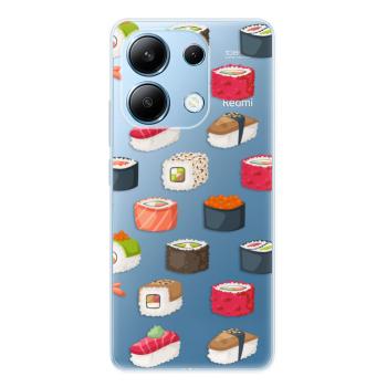 Odolné silikonové pouzdro iSaprio - Sushi Pattern - Xiaomi Redmi Note 13