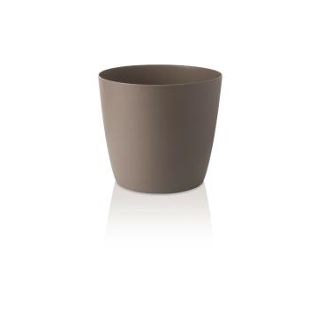 Gardenico Květináč Ella Twist 'n' Roll taupe, 30 cm, 30 cm