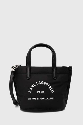 Kabelka Karl Lagerfeld černá barva, 245W3069