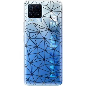 iSaprio Abstract Triangles 03 - black pro Realme 8 / 8 Pro (trian03b-TPU3-RLM8)