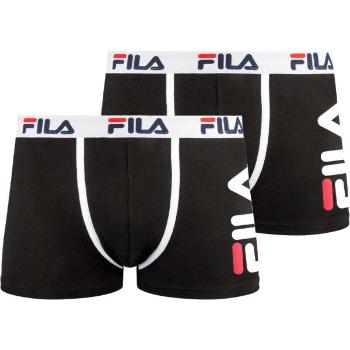 Fila BOXER 2-PACK M Pánské boxery, černá, velikost