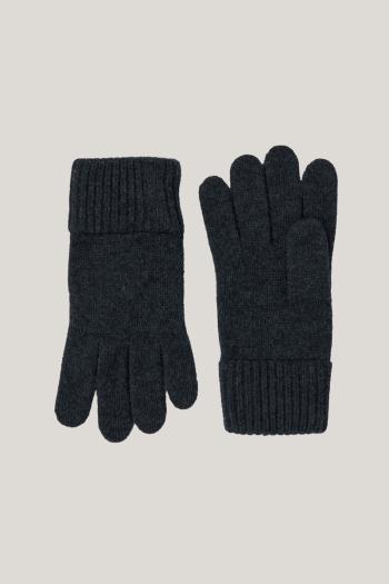 RUKAVICE GANT WOOL KNITTED GLOVES CHARCOAL MELANGE