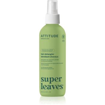 Attitude Super Leaves Avocado Oil & Olive Leaves sprej pro snadné rozčesání vlasů pro normální až suché vlasy 240 ml