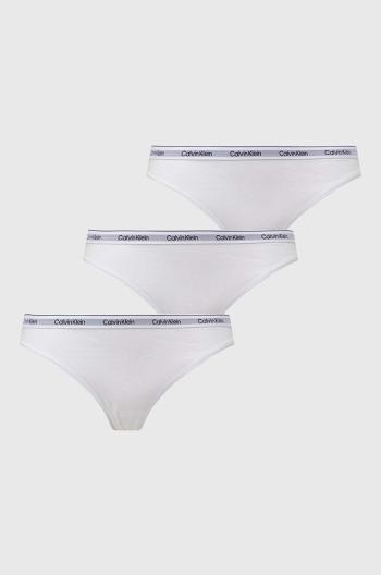 Kalhotky Calvin Klein Underwear 3-pack bílá barva, 000QD5207E