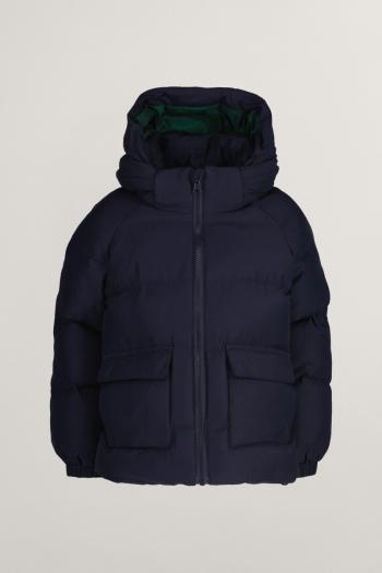 BUNDA GANT HEAVY RAGLAN PUFFER JACKET EVENING BLUE