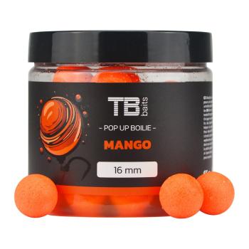 Tb baits plávajúce boilie pop-up mango + nhdc 65 g - 16 mm