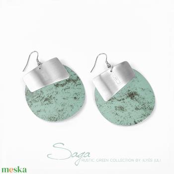 SAGA RUSTIC GREEN fülbevaló