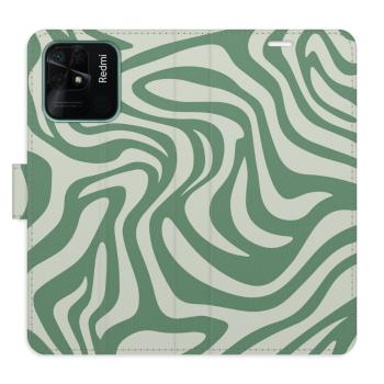 Flipové pouzdro iSaprio - Zebra Green 02 - Xiaomi Redmi 10C