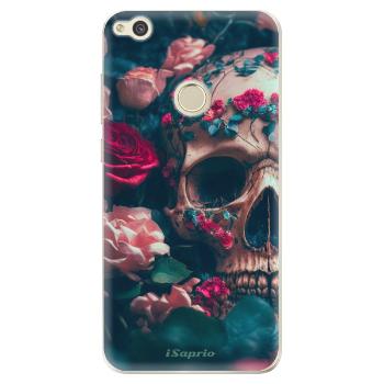 Odolné silikonové pouzdro iSaprio - Skull in Roses - Huawei P9 Lite 2017