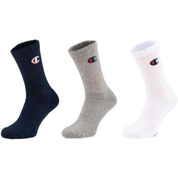 Champion 3PK CREW SOCKS Unisexové ponožky, bílá, velikost