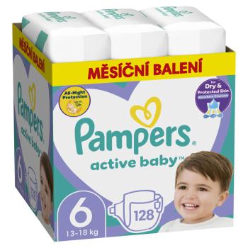 Pampers Active Baby 6 13 kg-18 kg 128 ks