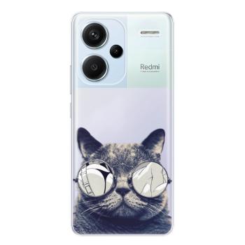 Odolné silikonové pouzdro iSaprio - Crazy Cat 01 - Xiaomi Redmi Note 13 Pro+ 5G