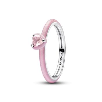 Pandora Originální růžový prsten ze stříbra ME 193088C02 54 mm