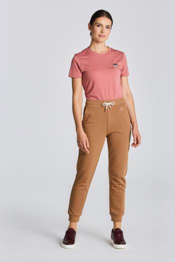 TEPLÁKY GANT LOCK UP SWEAT PANTS ROASTED WALNUT