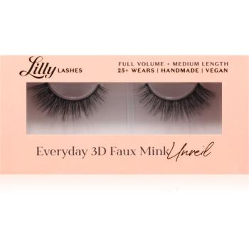 Lilly Lashes Everyday 3D Faux Mink umělé řasy typ Unveil 1 pár