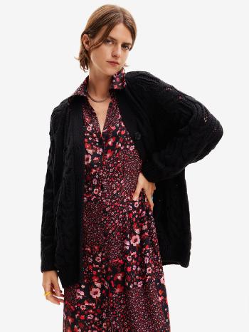 Desigual Janis Cardigan Černá