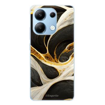 Odolné silikonové pouzdro iSaprio - Black and Gold - Xiaomi Redmi Note 13