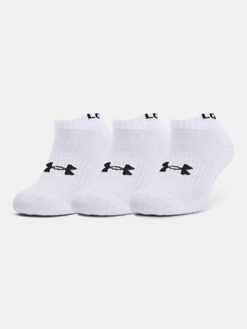 Under Armour Core No Show Ponožky 3 páry Bílá