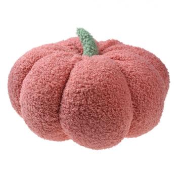 Růžový dekorační polštář ve tvaru dýně Pumpkin - Ø 28*18 cm  KG033.008P