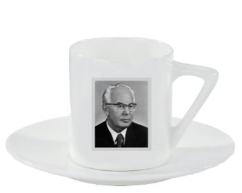 Espresso hrnek s podšálkem 100ml Husák