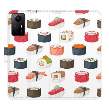 Flipové pouzdro iSaprio - Sushi Pattern 02 - Xiaomi Redmi Note 12S