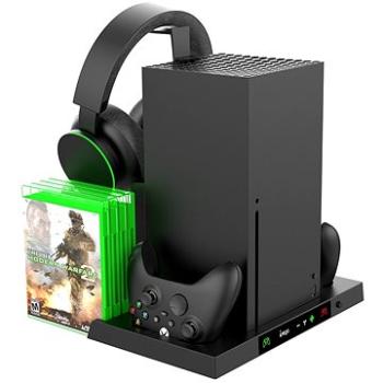 iPega XBX023 Multifunkční Nabíjecí Stojan s Chlazením pro Xbox Series X (PG-XBX023)