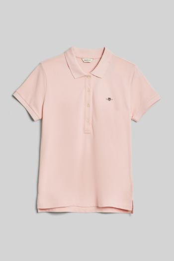 POLOKOŠILE GANT SLIM SHEILD CAP SLEEVE PIQUE POLO FADED PINK